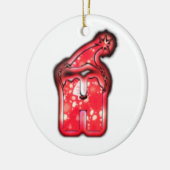 Het Santa Hat Collectie. Keramisch Ornament (Links)