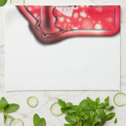 Het Santa Hat Collectie. Theedoek (Gevouwen)