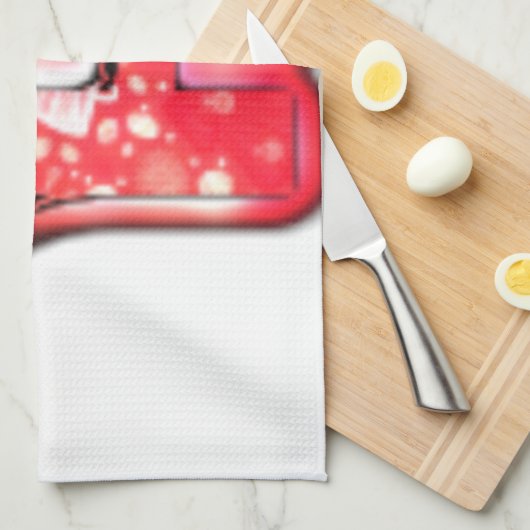 Het Santa Hat Collectie. Theedoek (Quarter Fold)