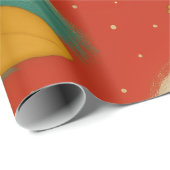 Het Santa Surf is op Cadeaupapier (Rol Hoek)