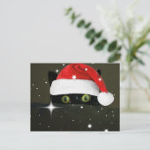 Het sappige Pet van de Kerstman Lucy Feestdagenkaart (Staand voorkant)