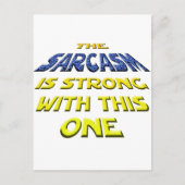 Het Sarcasme is sterk met deze Briefkaart (Voorkant)