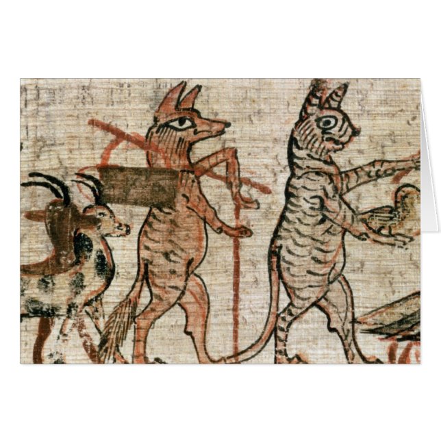 Het satirische papyrus (Voorkant Horizontaal)