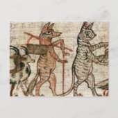 Het satirische papyrus briefkaart (Voorkant)