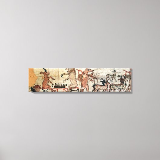 Het satirische papyrus canvas afdruk (Voorkant)