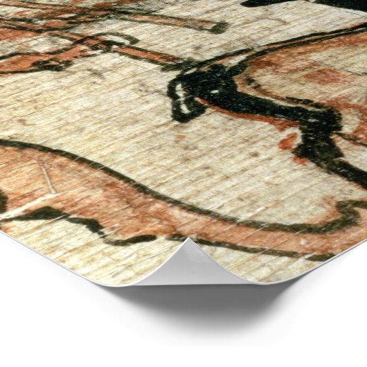 Het satirische papyrus poster (Hoek)