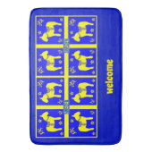 het scandinavische ontwerp , het zweedse paard , p badmat (Voorkant Verticaal)