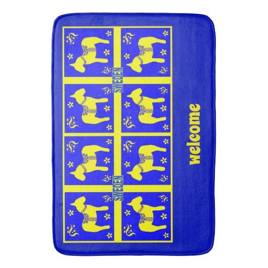 het scandinavische ontwerp , het zweedse paard , p badmat (Voorkant Verticaal)