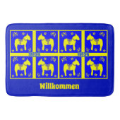 het scandinavische ontwerp , het zweedse paard , p badmat (Voorkant)