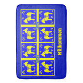 het scandinavische ontwerp , het zweedse paard , p badmat (Voorkant Verticaal)