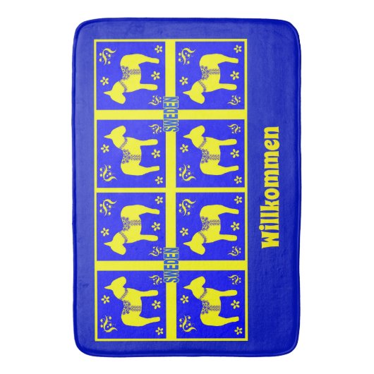 het scandinavische ontwerp , het zweedse paard , p badmat (Voorkant Verticaal)