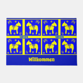 het scandinavische ontwerp , het zweedse paard , p deurmat