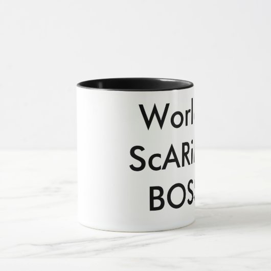 Het ScARiEsT-BOSS van de wereld! Mok (Midden)