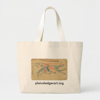 Het schaadt de vijand: Verlies van oorlogspaard Grote Tote Bag