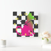 Het Schaakbord Brights CricketDiane van de Kat van Vierkante Klok (Huis)