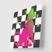 Het Schaakbord Brights CricketDiane van de Kat van Vierkante Klok (Hoek)