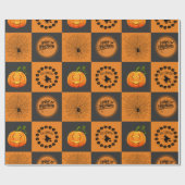 Het Schaakbord van Halloween Cadeaupapier (Vlak)