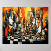 Het schaakspel 3 poster (Voorkant)