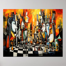 Het schaakspel 3 poster