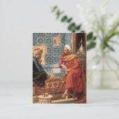 Het schaakspel in detail briefkaart (Staand voorkant)