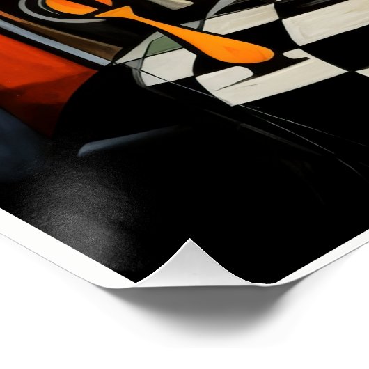 Het schaakspel perfect poster (Hoek)