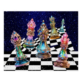 Het schaakspel Poster