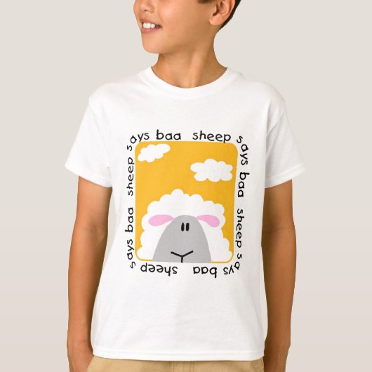 Het schaap zegt T-shirts en Giften bliet (Voorkant)