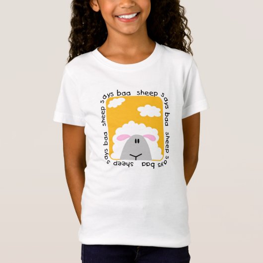 Het schaap zegt T-shirts en Giften bliet (Voorkant)