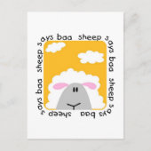 Het schaap zegt T-shirts en Giften bliet Briefkaart (Voorkant)
