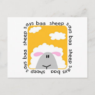 Het schaap zegt T-shirts en Giften bliet Briefkaart