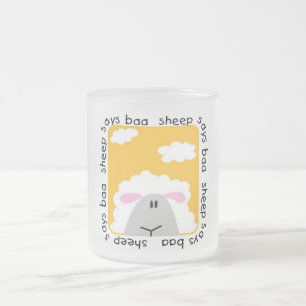Het schaap zegt T-shirts en Giften bliet Matglas Koffiemok
