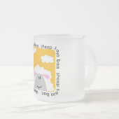 Het schaap zegt T-shirts en Giften bliet Matglas Koffiemok (Voorkant rechts)