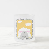 Het schaap zegt T-shirts en Giften bliet Matglas Koffiemok (Center)