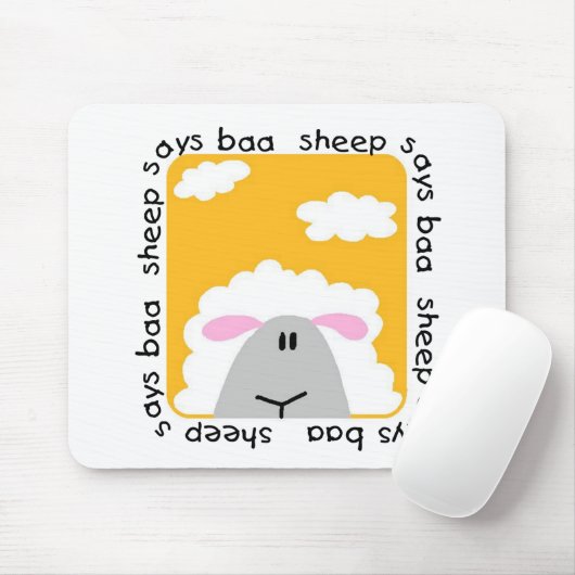 Het schaap zegt T-shirts en Giften bliet Muismat (Met muis)