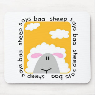 Het schaap zegt T-shirts en Giften bliet Muismat