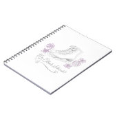 Het Schaats van de Douane van het MauveCijfer Cade Notitieboek (Linkerzijde)