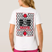 Het Schaats van de planeet redden T-shirt (Achterkant)