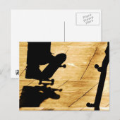 Het schaatsen briefkaart (Voorkant / Achterkant)