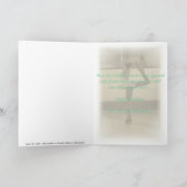 Het schaatsen geheugen feestdagen kaart (Binnen)