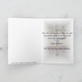 het schaatsen geheugen feestdagen kaart (Binnen)