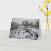 Het schaatsen op het Kanaal Rideau Kaart (Gele Bloem)