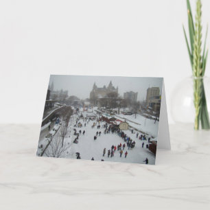 Het schaatsen op het Kanaal Rideau Kaart