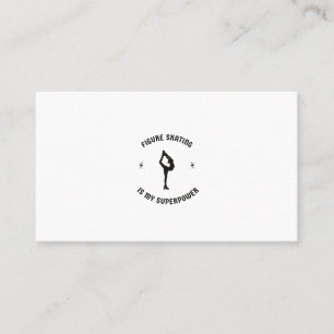 Het schaatsen van het cijfer is mijn superkracht contactkaartje