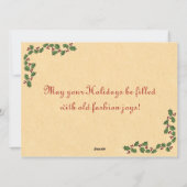 Het Schaatsen van het ijs Kerstkaart (Achterkant)