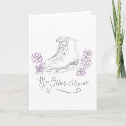 Het schaatsen van het Ijs van het cijfer het Kaart (Voorkant)