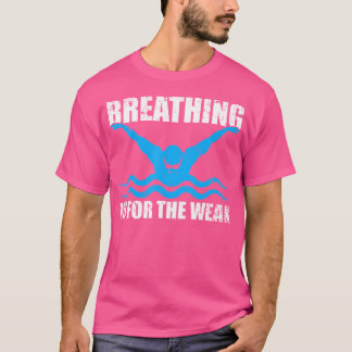Het schamele zwembroedsel is voor de zwakke zwemba t-shirt