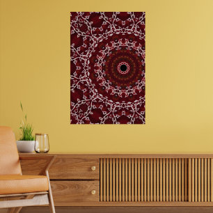 Het scharlaken labyrint poster