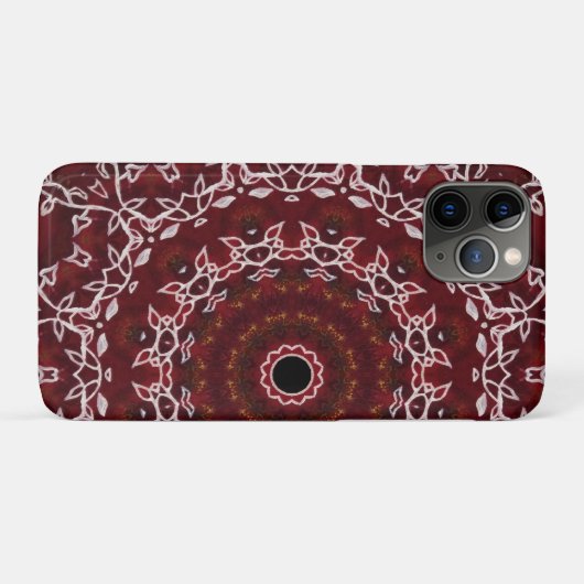 Het scharlakenrode labyrint Case-Mate iPhone case (Achterkant (horizontaal))