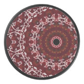 Het scharlakenrode labyrint hockey puck (Voorkant)