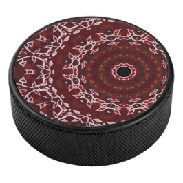Het scharlakenrode labyrint hockey puck